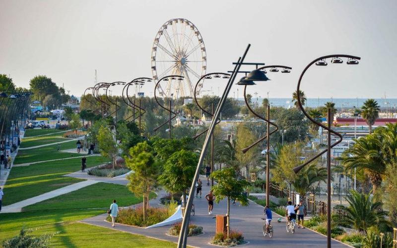 Rimini: infrastrutture verdi in ambiente costiero