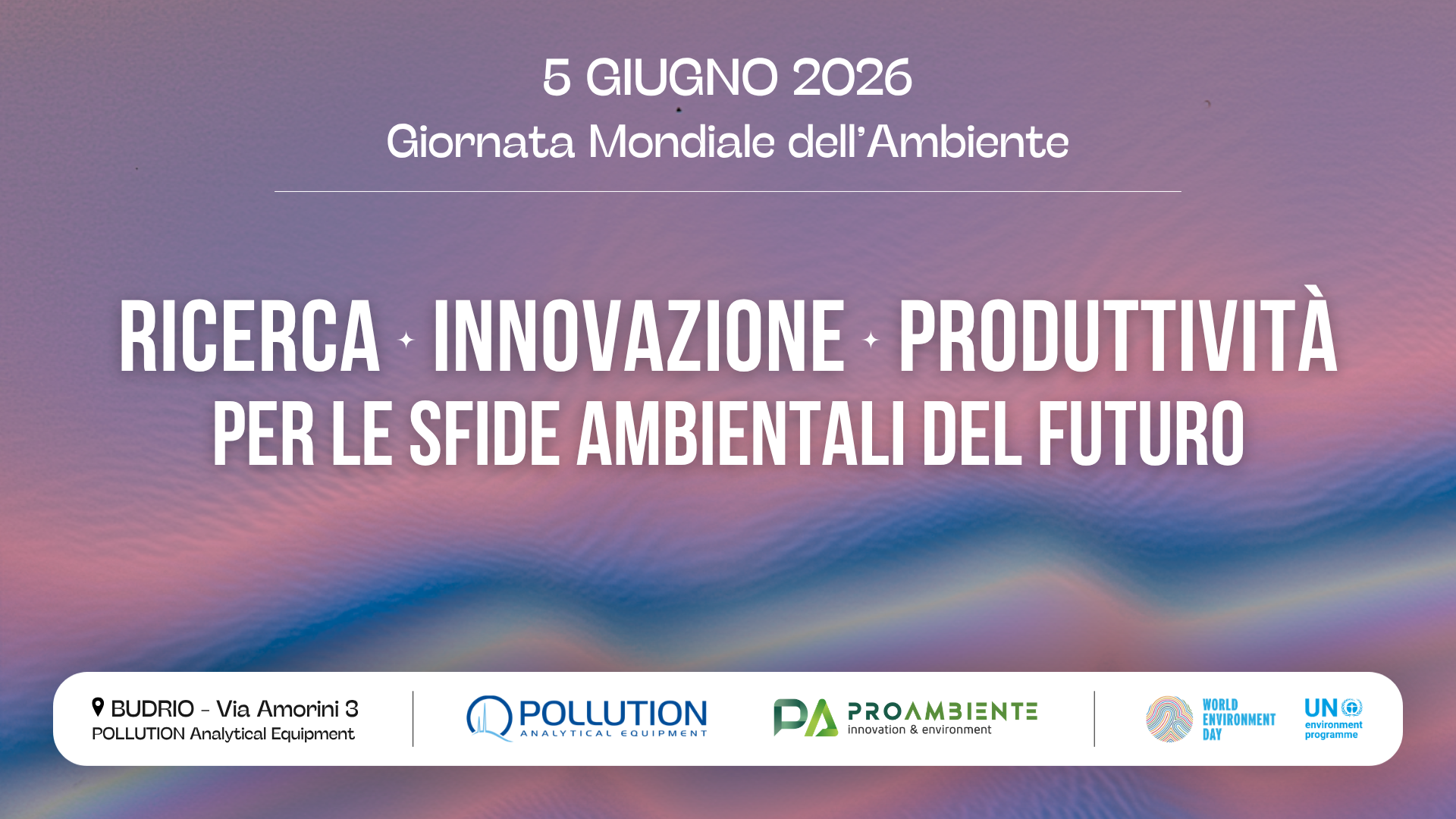 PROAMBIENTE e POLLUTION insieme per il World Environment Day 2026