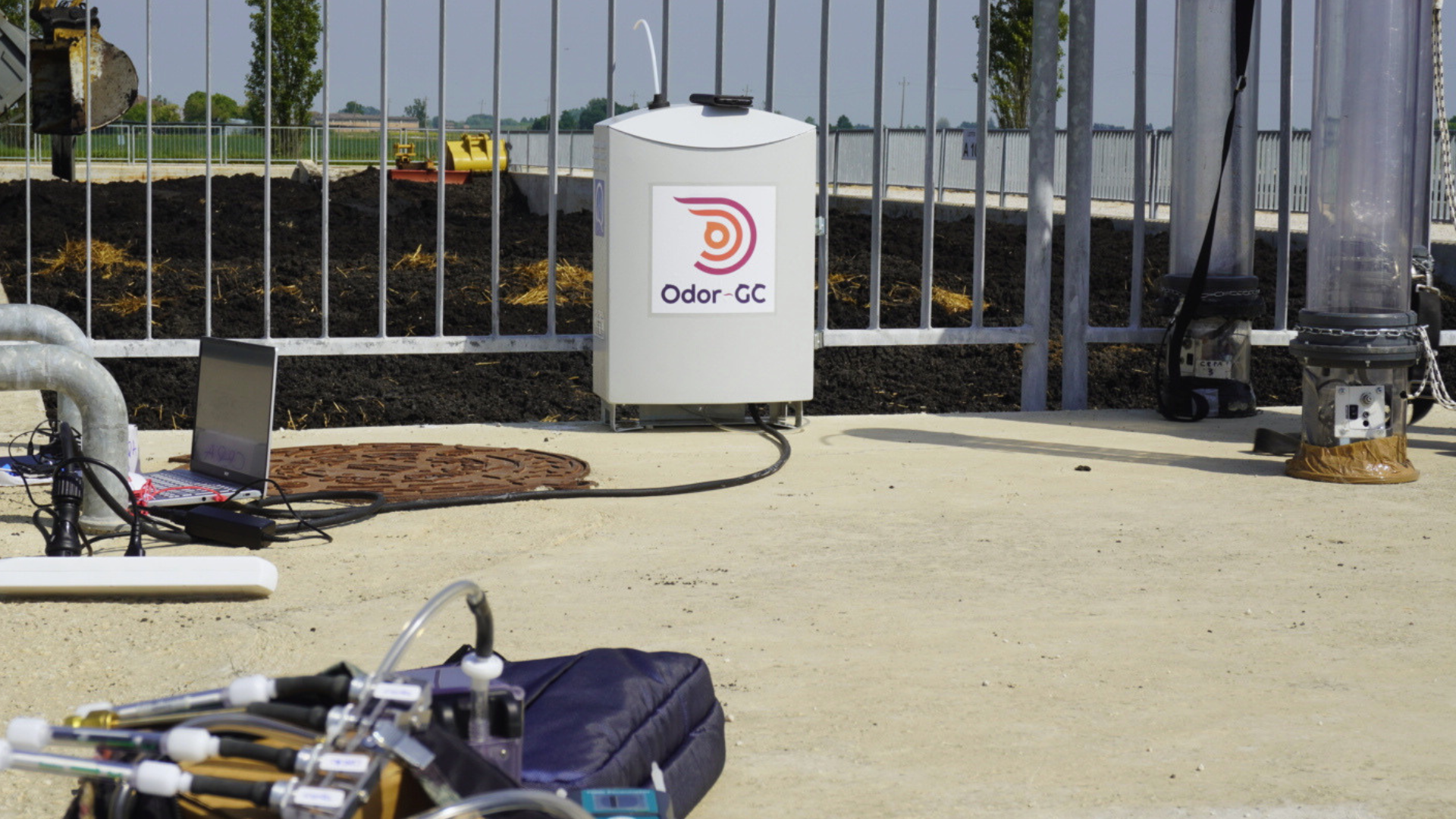 Primo test in campo in un impianto di trattamento fanghi per ODOR-GC