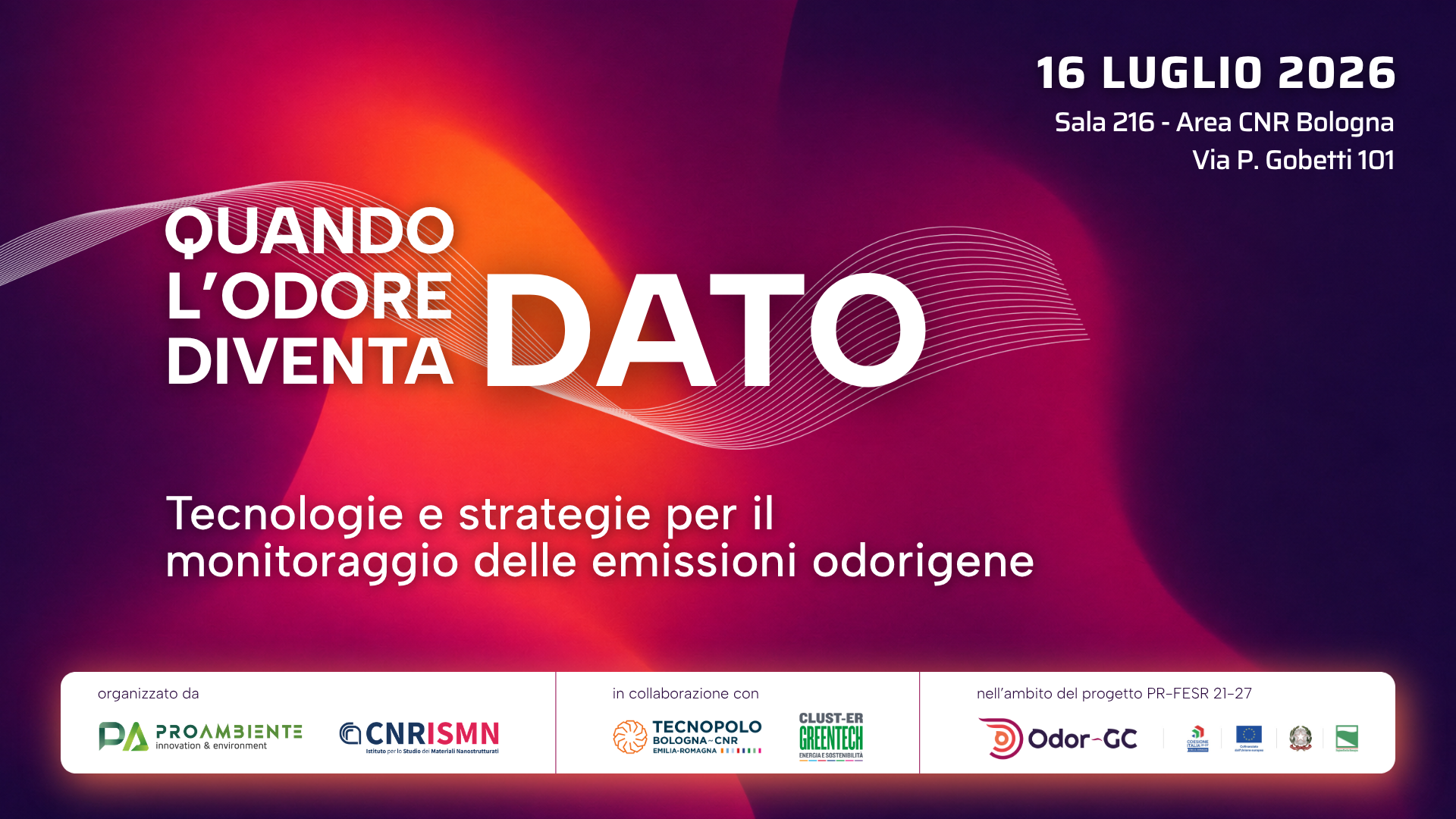 EVENTO | QUANDO L’ODORE DIVENTA DATO - Tecnologie e strategie per il monitoraggio delle emissioni odorigene