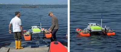 S.Wa.P. impiegato per indagini geoarcheologiche nella Laguna di Santa Giusta, Oristano