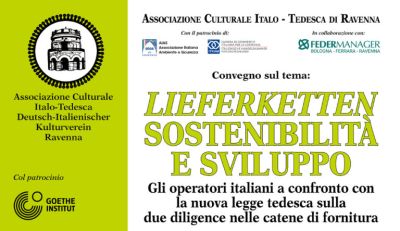 Una nuova legge tedesca su catene di fornitura più sostenibili