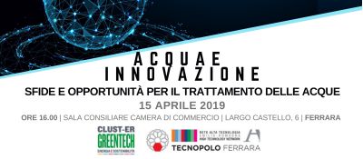Convegno 15 aprile 2019 - Sfide e opportunità per il trattamento delle acque