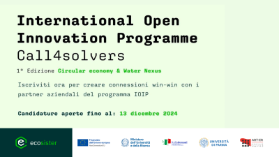 International Open Innovation Programme - Opportunità per ricercatori