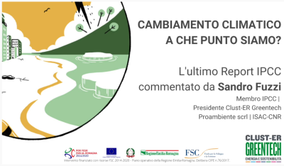 9 agosto 2021 - Presentato oggi il Rapporto del Panel delle Nazioni Unite IPCC