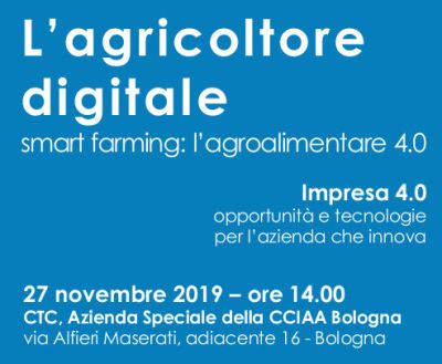 Workshop 27 novembre 2019 - L’agricoltore digitale smart farming