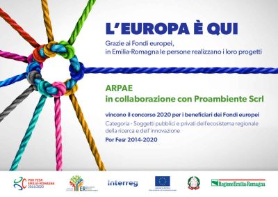 Proambiente e ARPAE vincitori del concorso L'Europa è QUI