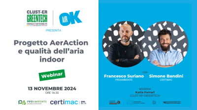EVENTO | Progetto AerAction e Qualità dell'Aria Indoor