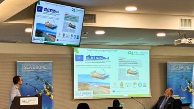 LIFE NatuReef e OpenSWAP presentati al Sea Drone Tech Summit 2024