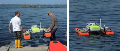 S.Wa.P. impiegato per indagini geoarcheologiche nella Laguna di Santa Giusta, Oristano